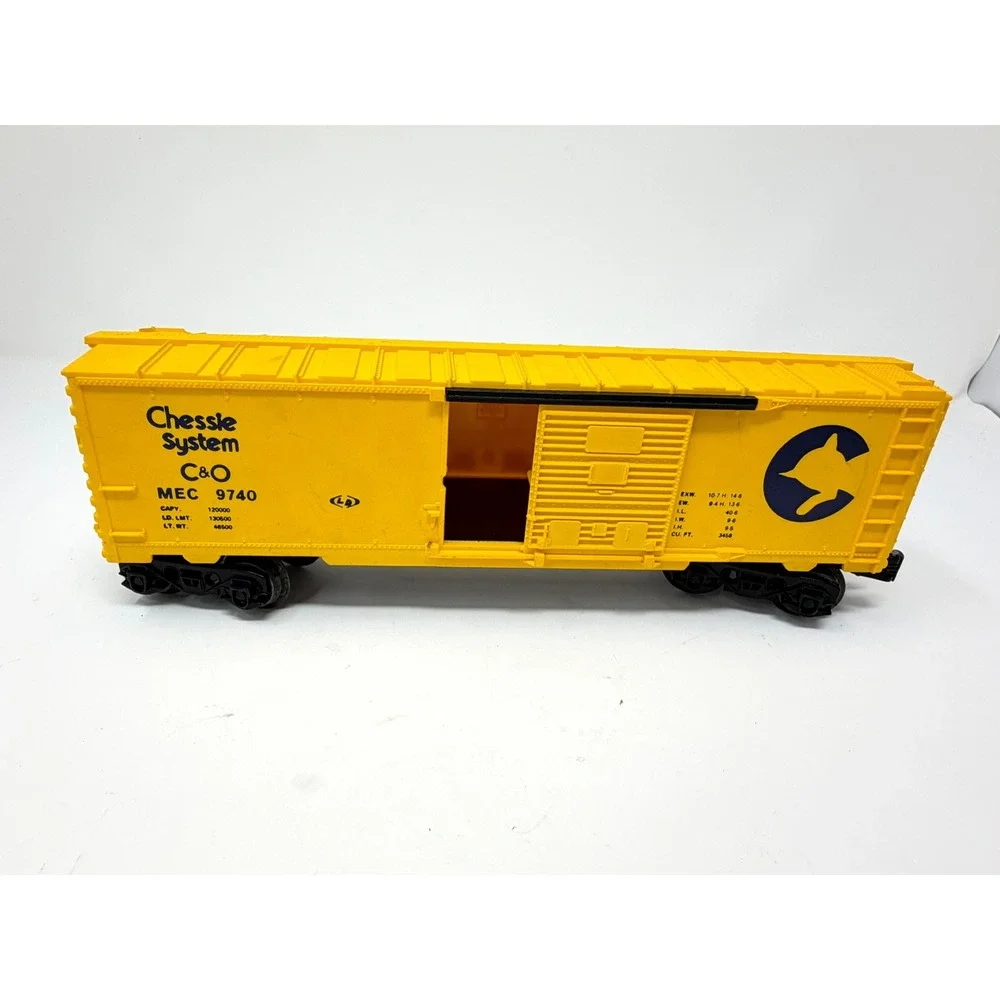 Lionel 6-9740 Chessie System C&O Box Car O Gauge Yellow MEC 9740 Vintage Train